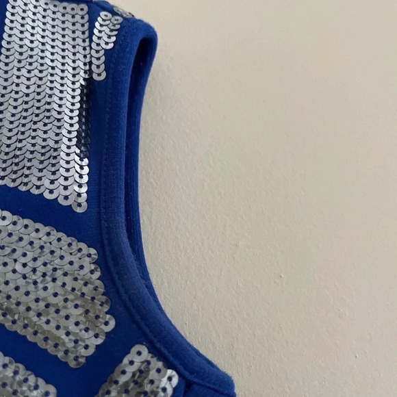 BCBG Maxazria sequin dress party xxs blue - Picture 5 of 7